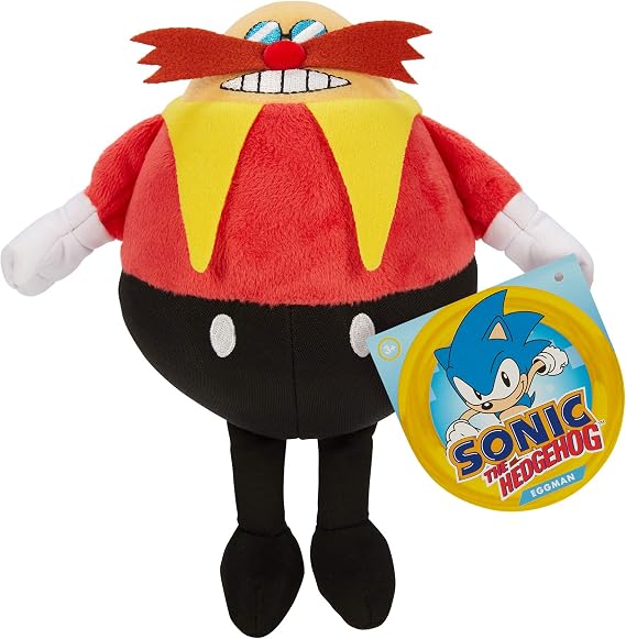 Sonic The Hedgehog 7" Eggman Plush Figure