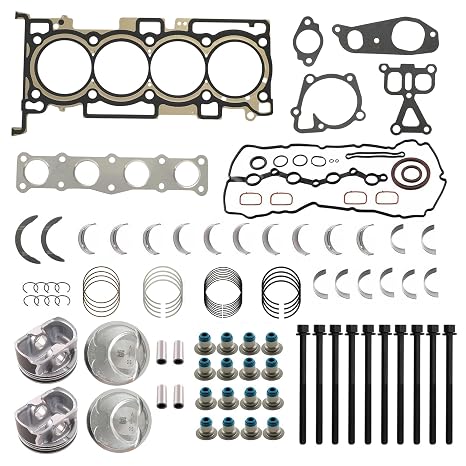 G4KJ 2.4L Engine Rebuild Overhaul Kit Fit for Hyundai Tucson Kia 2015-2022 | Engine Rebuild Kit Head Gasket Set Piston & Ring Fit For Kia Sportage Sonata Optima Sorento Santa Fe Sport Tucson 22311-2GGB0