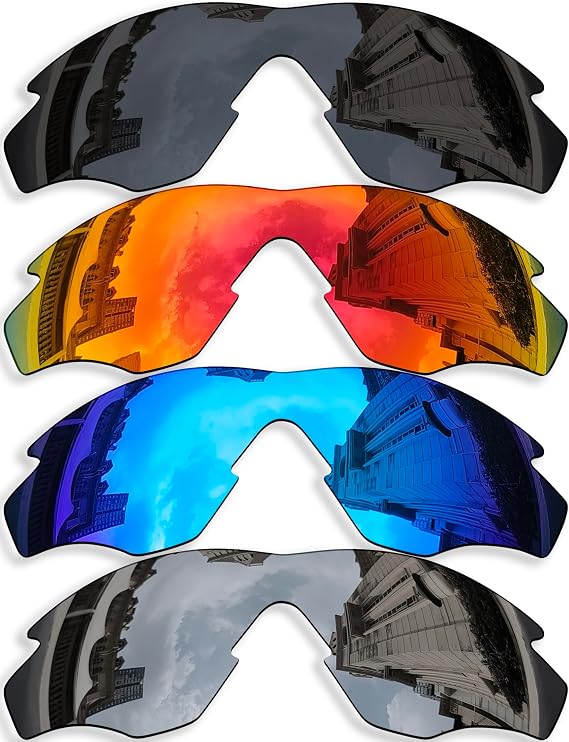 4 Pieces Polarized Replacement Lenses for Oakley M2 Frame OO9212 Sunglasses, Anti-Scratch and Impact Resistant