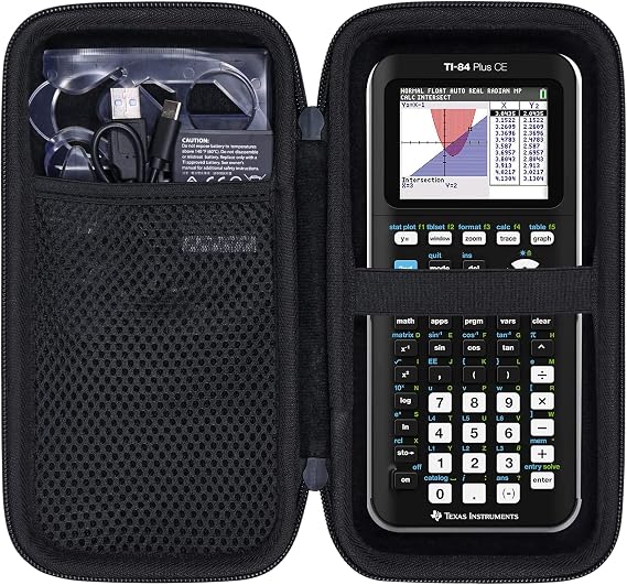 Case for TI-84 Plus CE Evo/Python,TI-Nspire CX II CAS,TI-83 Plus Calculator
