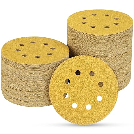 80PCS 5 Inch Sanding Discs 40 Grit Random Orbit Sander Sandpaper