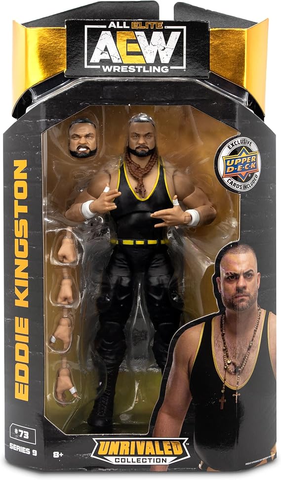 Eddie Kingston - AEW Unrivaled 9 Toy Wrestling Action Figure