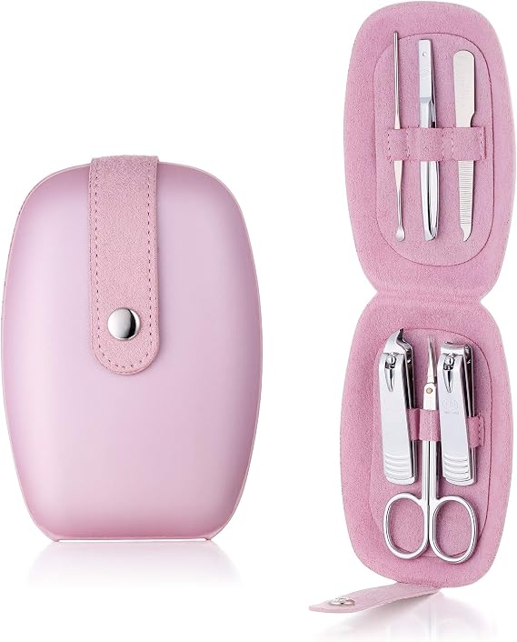 Korean Nail Clippers! Three Seven (777) Travel Manicure Grooming Kit Nail Clipper Set (6 PCs, 60KC), Made in Korea, Since 1975