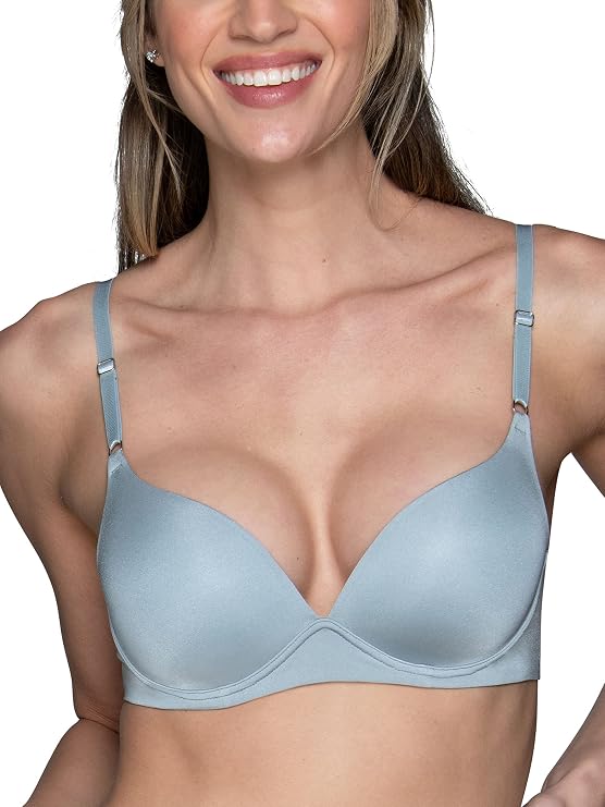 Vanity Fair Women's Wireless Push Up Bra, Adds Up to One Full Cup Size, Bras for Women No Underwire