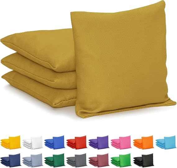 GoSports コーンホールビーンバッグ4点セット 全天候対応 16色から選択可能