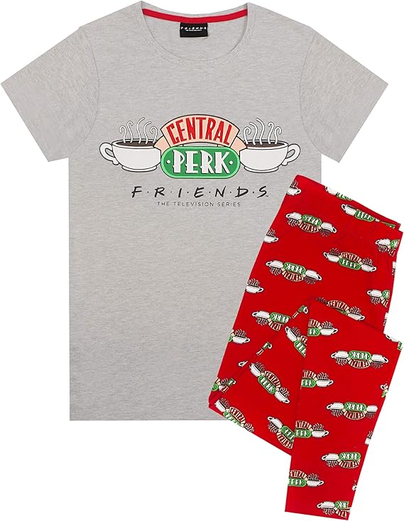 FRIENDS Central Perk Pajamas for Women Cafe TV Show Ladies PJ Set