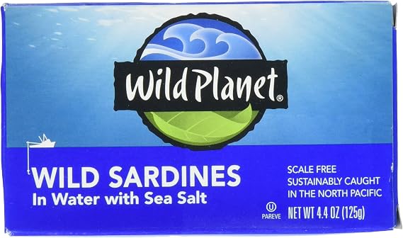 Wild Planet Sardine Spring Water - 4.38 oz