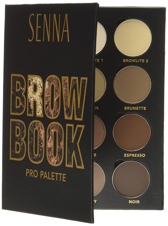 Senna Cosmetics Brow Book Pro Palette, 0.89 Ounce