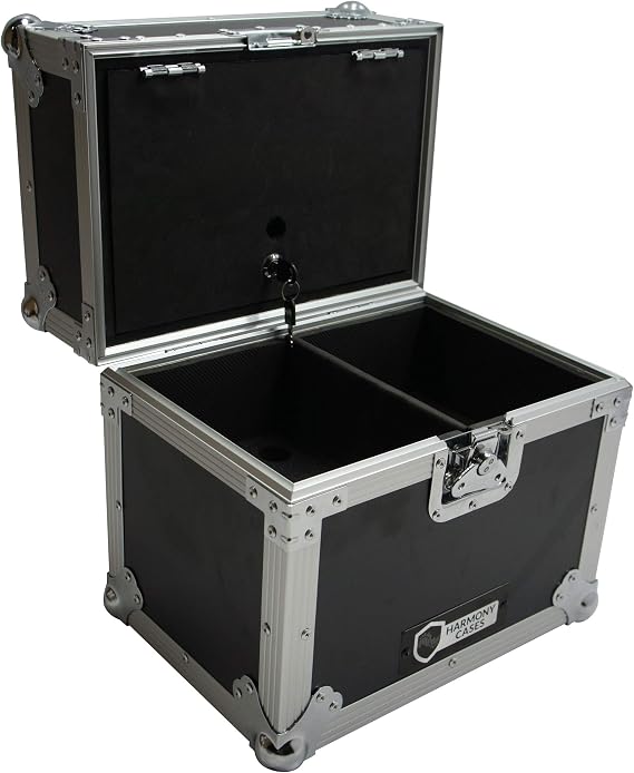 Microphone Case for 12 Handheld Mics Upright Flight - Harmony Cases HCM12S