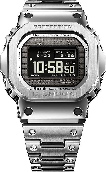 Casio G-Shock Full Metal 5000 Series Digital Stainless Steel Watch 49.3mm - GMW-BZ5000D-1