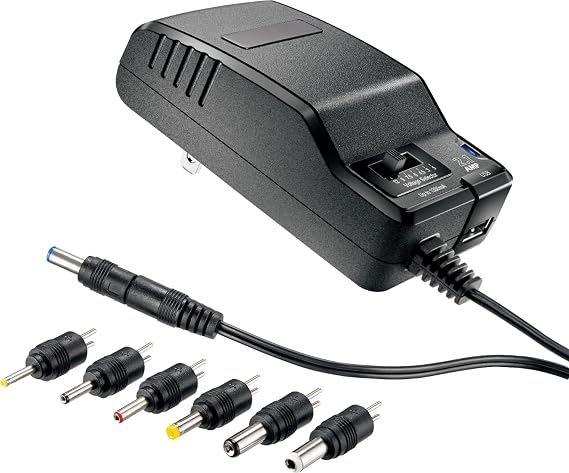 Insignia Universal AC Adapter with USB port (NS-AC1200-C)