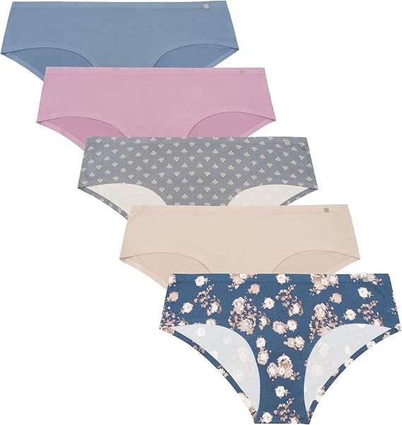 Lucky Brand Women's Microfiber Hipster Panties Multi-Pack