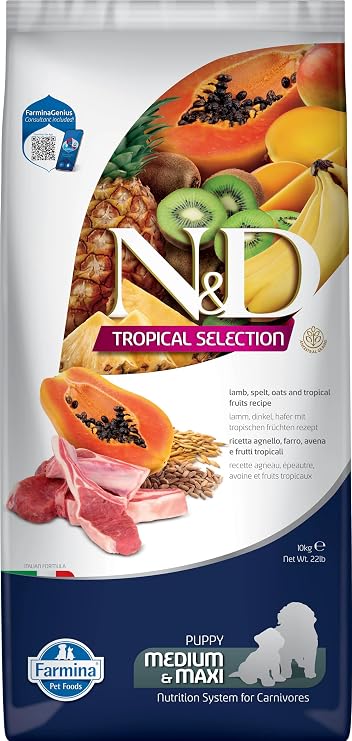 N&D Dog Tropical Selection Lamb Puppy Med/Max 10 Kg Köpek Maması