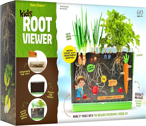 Root Viewer Kit for Kids - Grow Your Own Plant for Boys & Girls Gifts