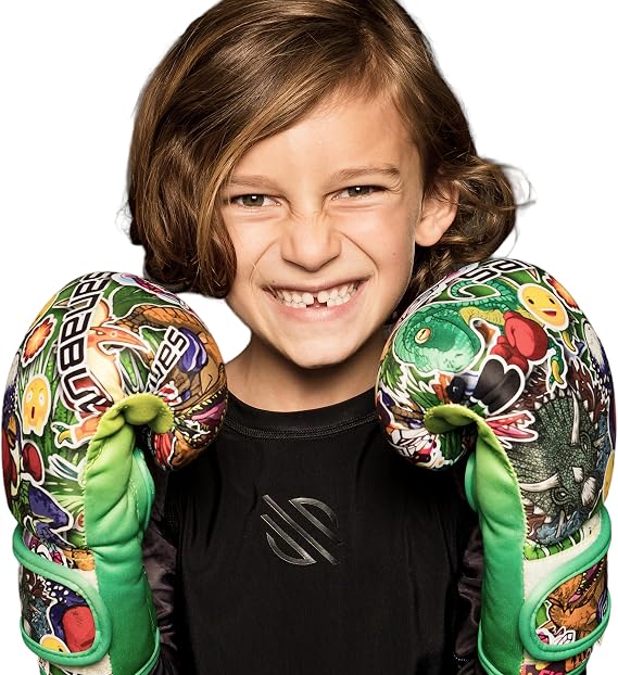 Sanabul Sticker Bomb Kids Boxing Gloves Children & Youth Boxing MMA and Kickboxing Gloves
