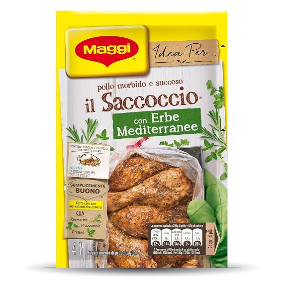 Maggi il Saccoccio Oven Bag with Mediterranean Herbs for Chicken 34gr