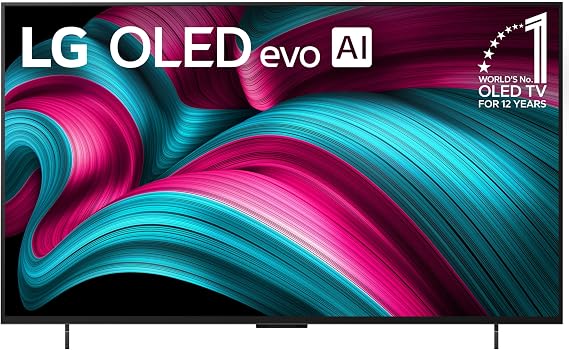 LG 42-Inch OLED evo AI 4K C5 Series Smart TV (OLED42C5PUA, 2025)