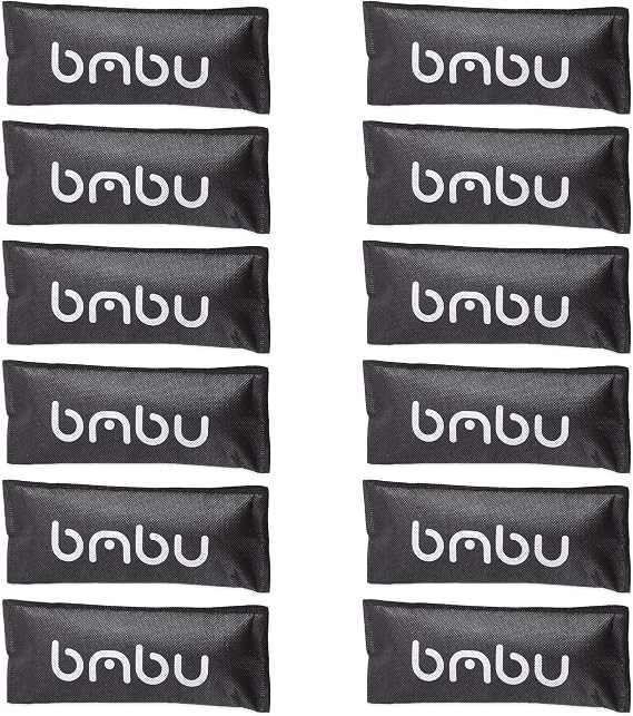 bmbu Activated Charcoal Shoe Deodorizer Inserts - Natural Bamboo Alternative to Odor Eliminator Balls for Sneakers, Gym Bags - Smell Absorber/Air Freshener for Sports Bag, Drawer, Cat Litter