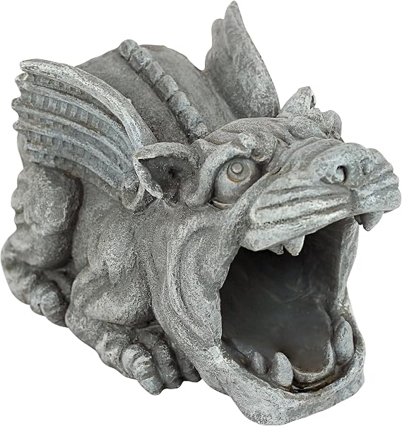 Design Toscano Roland the Gothic Gargoyle Gutter Guardian Rain Downspout