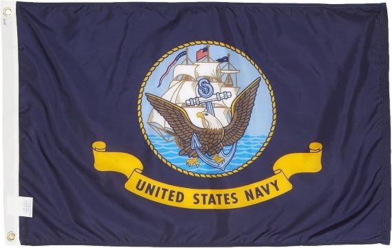 US Flag Store Navy 2ft x 3ft Nylon Flag | 2ft X 3ft