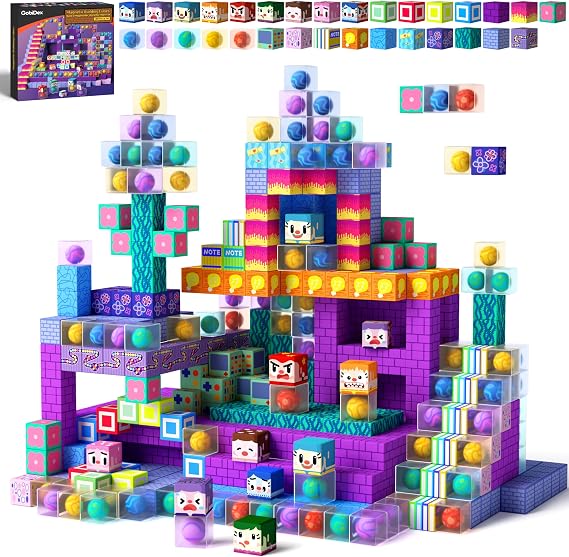 GobiDex Magnetic Building Blocks Emotion Learning for Toy Kids