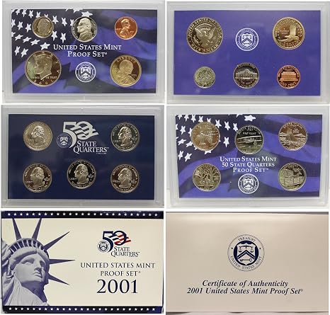 2001 S US Mint Proof Set