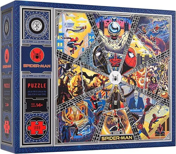 theory11 Marvel Spiderman 1000 Piece Jigsaw Puzzle for Adults & Teens