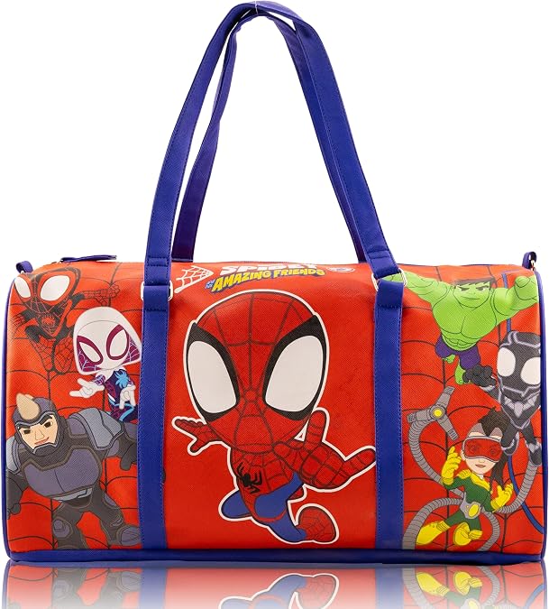 Stitch, Minnie, Mickey, Pooh, Harry Potter, or Jack Skellington 16" Leather Mini Travel Bag, Duffle Bag, Overnight Bag
