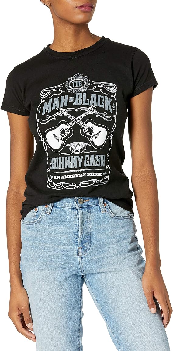 Johnny Cash Official Guitar Rebel Women's T-shirt