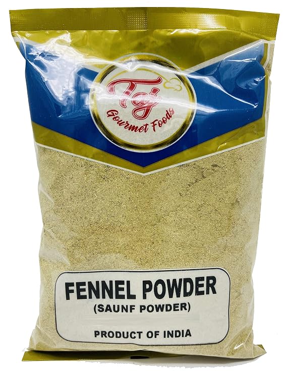 TAJ Premium Indian Fennel Powder, Saunf Powder, Fennel Ground, (14 Ounce)