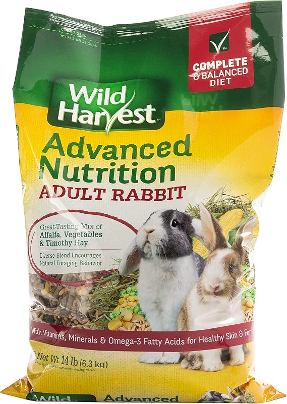 Wild Harvest Advanced Nutrition Adult Rabbit Food, 14 lbs