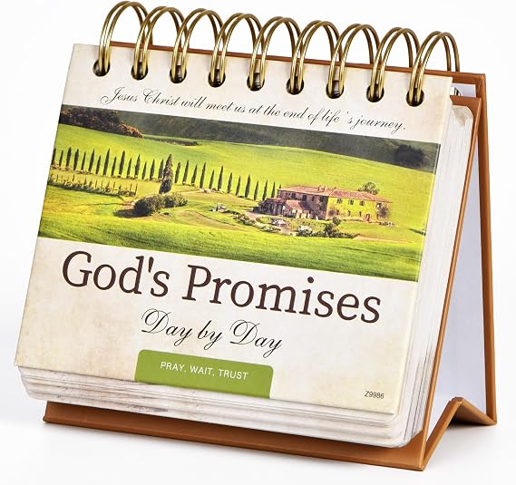 Motivational Calendar - Undated Daily Bible Quote Calendar, 5.3" x 4.85",
