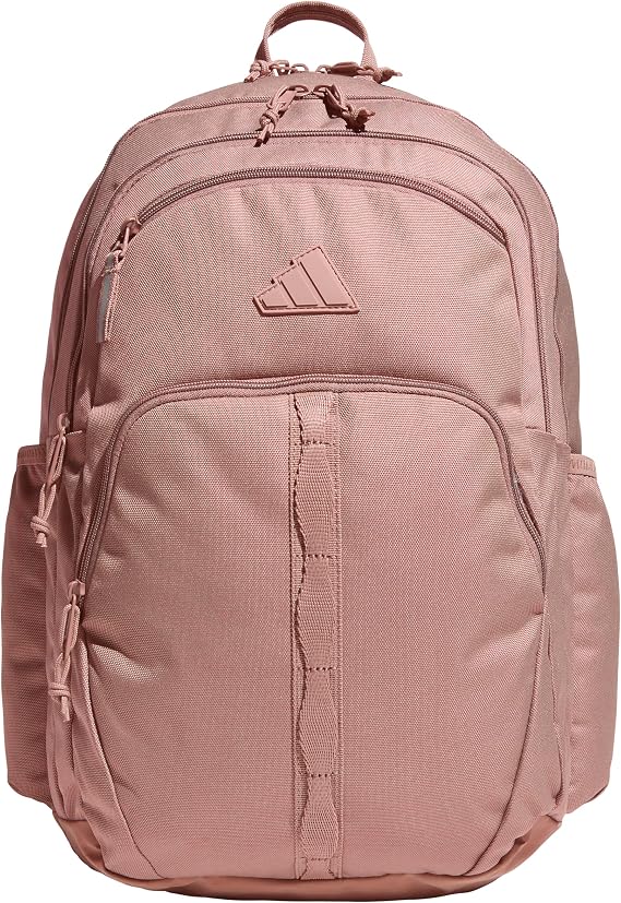 adidas Prime School Backpack 37L | Padded 17-In. Laptop Sleeve, Water-Bottle Pockets, LoadSpring Carry, Rolls With Your Suitcase, School Gym & Travel Ready
