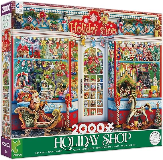 Ceaco - Holiday Shop - 2000 Piece Jigsaw Puzzle for Adults