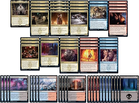 Elite Grixis Maestros Sacrifice Deck - Blue Red Black - Very Powerful - Modern Legal - Custom Built - Magic The Gathering - MTG - 60 Card!