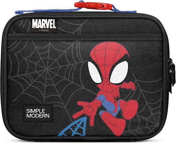 Simple Modern Marvel Spidey Kids Lunch Box & Insulated Lunch Bag for School