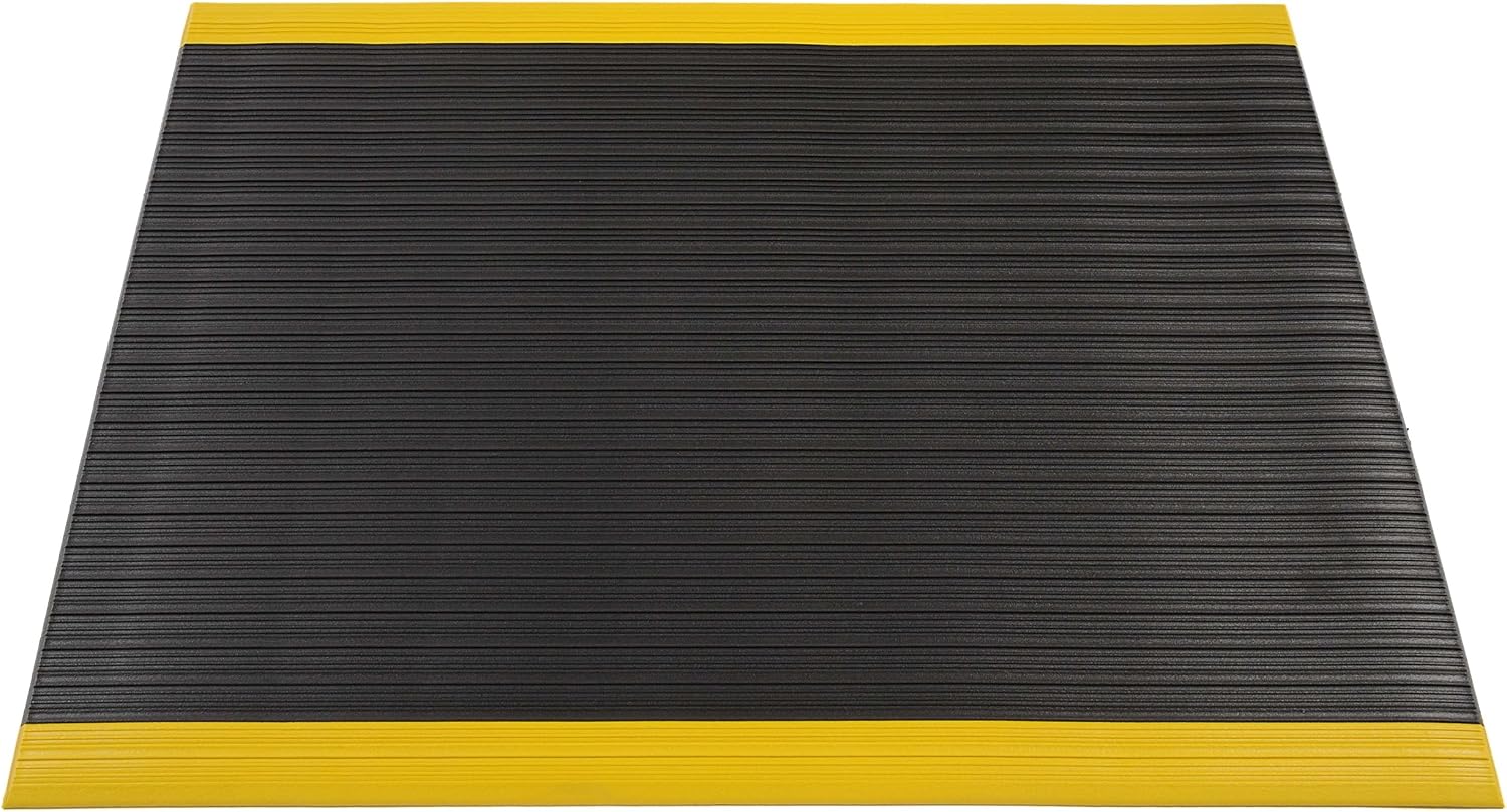 Americo Manufacturing 7142034 38 EverSafe Safety Anti-Fatigue Indoor Matting with Ribbed Surface, 3 x 4'