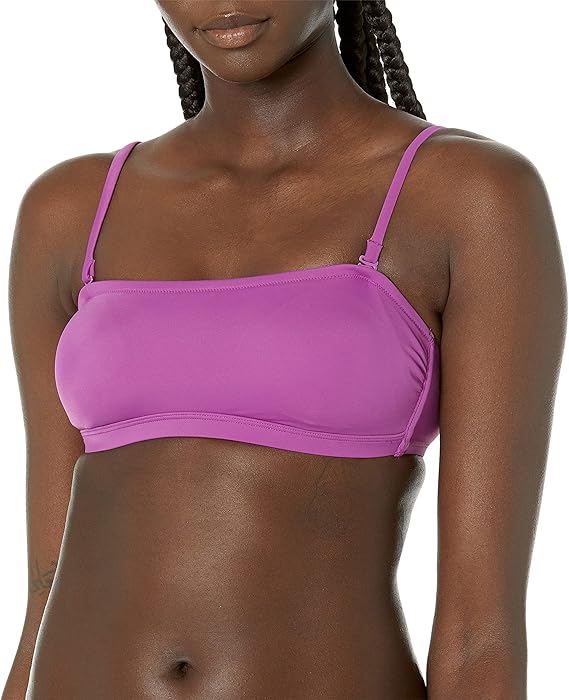 Amazon Essentials Women's Bandeau Swim Top
