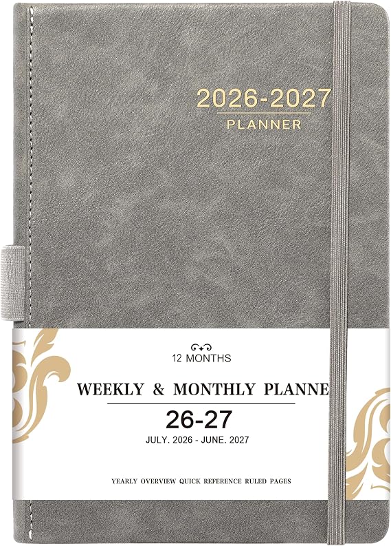 2026-2027 Planner - Weekly Monthly Calendar, 5.85" x 8.5"