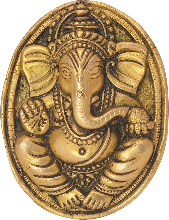 Decorative Brass Ganesh Wall Hanging handicrafts Product BH05988