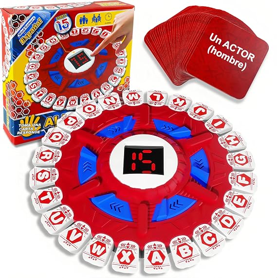 rytopt Juegos De Mesa, Juegos De Mesa En EspanOl, 24 Letters, 2-8 Players, 15-20 Minute Play Time, Board Games, Challenge Educational Vocabulary for Adults, Easter, Halloween, Christmas, Party Favors