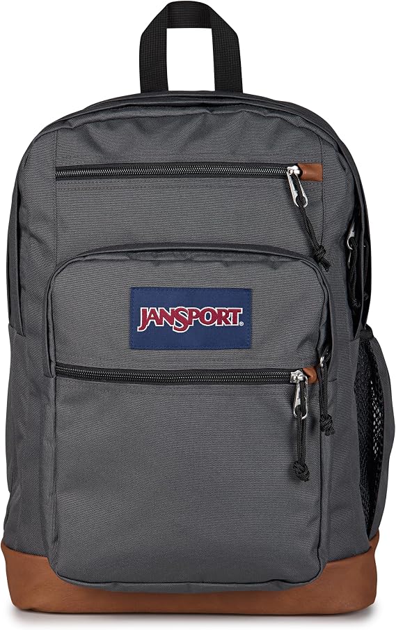 JanSport 34L Cool Backpack 15-inch Laptop Sleeve, Smokey Grit | Ergonomic Straps, Waterbottle Pocket, Campus Weekender Travel Rucksack