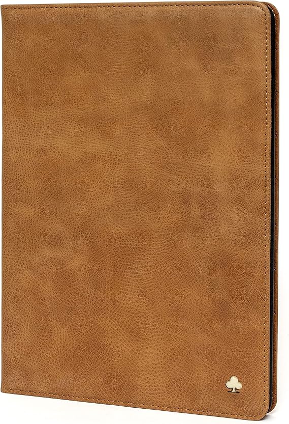 Porter Riley - Leather Case Compatible with iPad Pro 11" 5th Gen - M4 2024 Release. Premium Genuine Leather Stand/Cover/Flip Case (Tan)