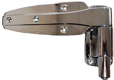 Kason 1248 Series Spring Assisted Cam-Lift Walk-in Hinge with 1-14 Offset Polished Chrome NSF Approved 1248-C114