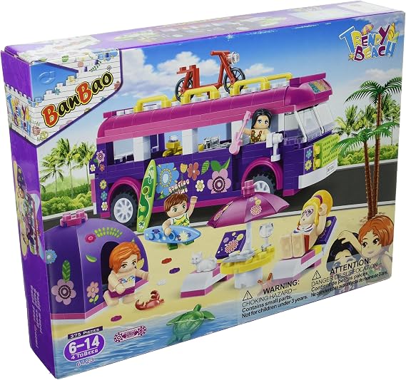 BanBao Trendy Beach Party Building Kit (375 Piece)