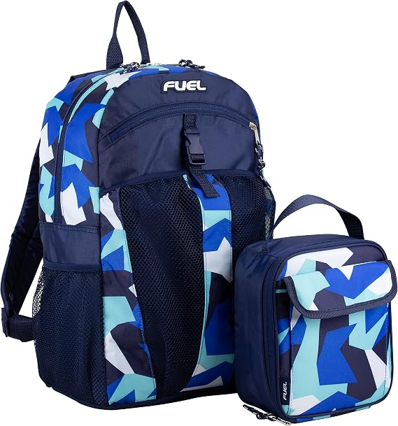 FUEL Travel Backpack Cooler Bag Lunchbox for Work Insulated Cooler Bag Lunch Bag Work Hiking Water Bottle Pockets