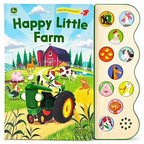 John Deere Kids Happy Little Farm Interactive Sound Book (John Deere Kids; Early Bird Sound Books)