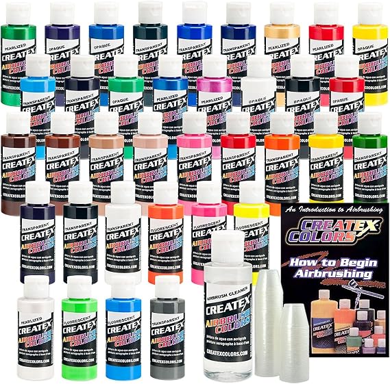 Createx KIT-M36 MASTER AIRBRUSH COLOR SET CREATEX PAINT COLOR SETS