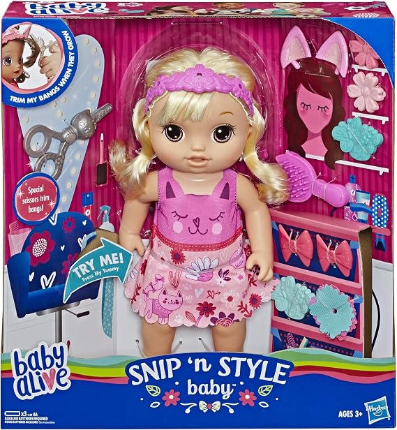Baby Alive - Magic Hairstyle - Blonde Hair Doll
