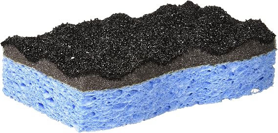 O-Cedar Scrunge Heavy-Duty Scrub Sponge | Odor-Resistant, Multi-Surface Scrubbing Sponge | Lasts 20% Longer Than Regular Sponges,6 Count (Pack of 1)